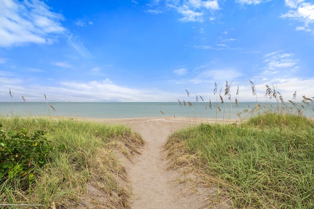 2400 S Ocean Dr Unit 124, Fort Pierce, FL 34949 - water view featuring nearby beach