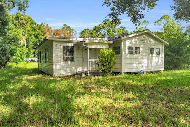 view of rear view of property