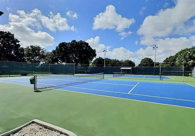 view of sport court