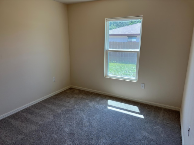 empty room featuring carpet floors