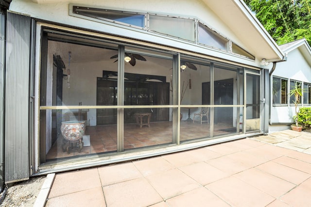 2450 Riviera Dr, Delray Beach, FL 33445 - exterior space featuring a sunroom