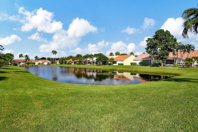 property view of water