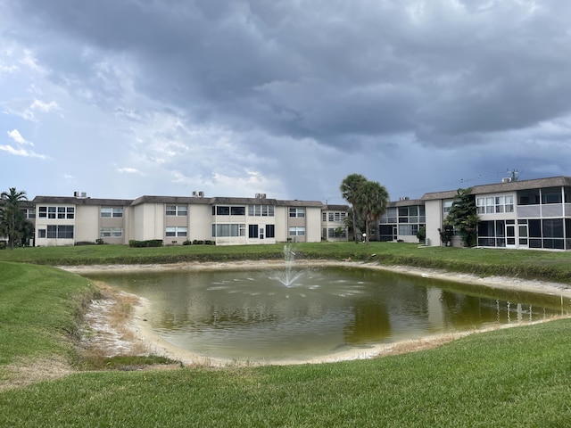 view of water feature