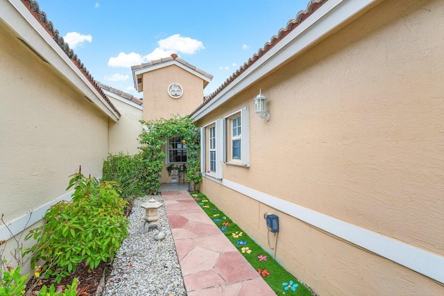 exterior space with a patio area