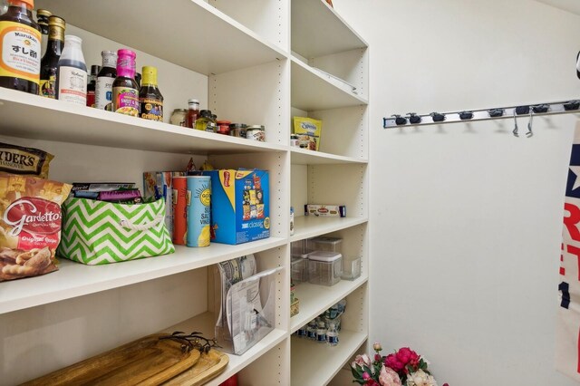 view of pantry