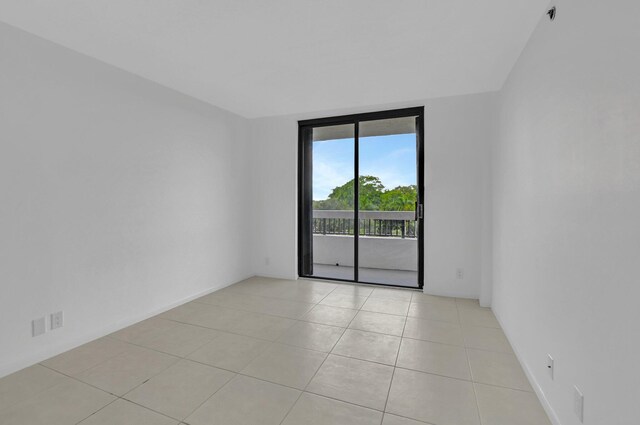 view of tiled empty room