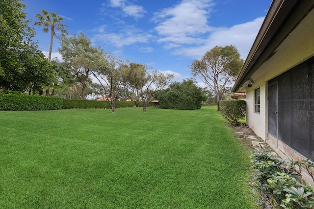 view of yard