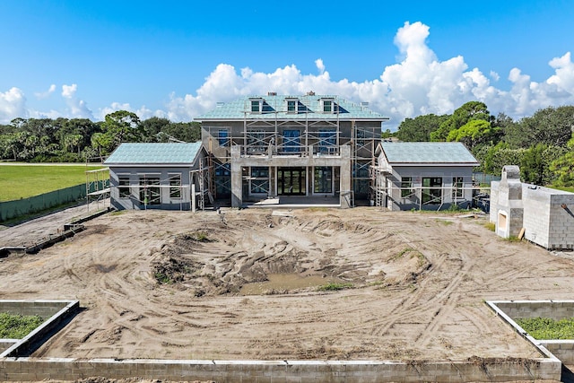 view of rear view of property