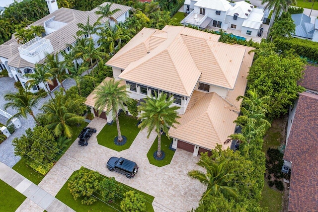 birds eye view of property featuring a residential view