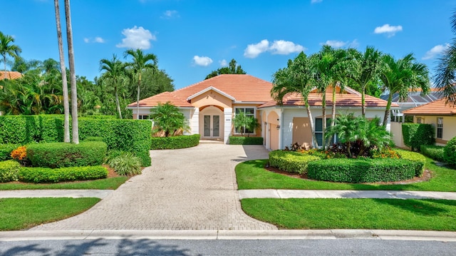 view of mediterranean / spanish house