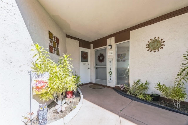 view of entrance to property