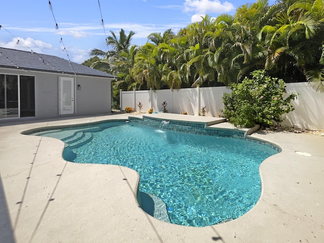 view of pool