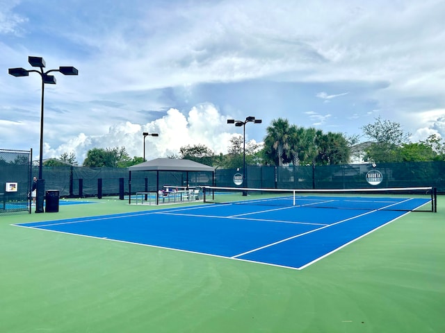 view of sport court