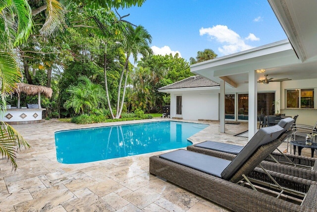 pool featuring a patio