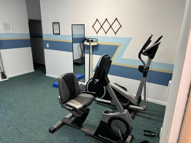 view of exercise room