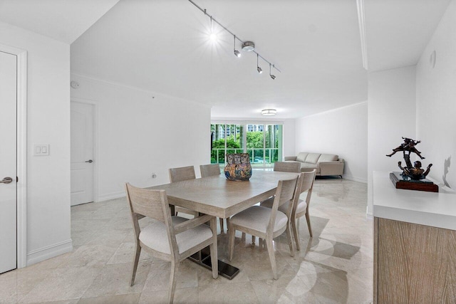 view of dining room