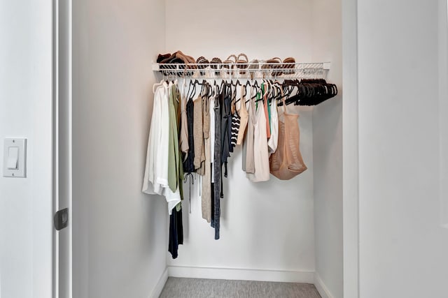 view of closet