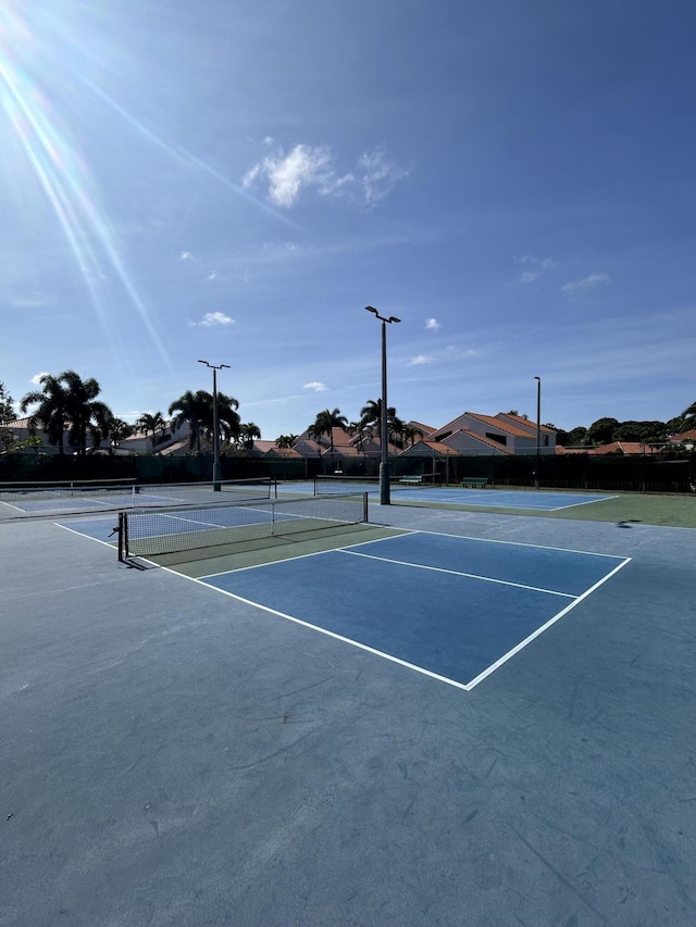 view of sport court with basketball court