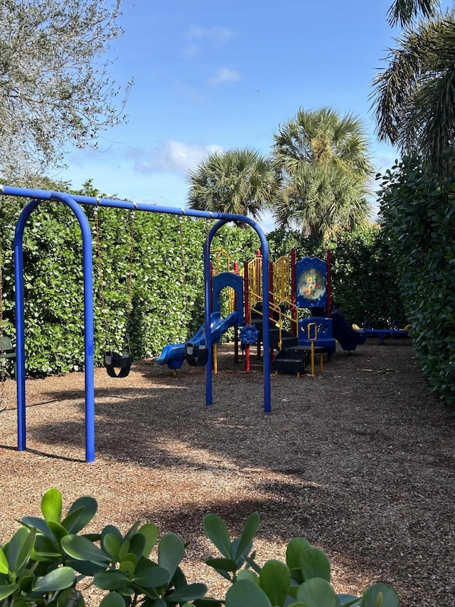 view of jungle gym