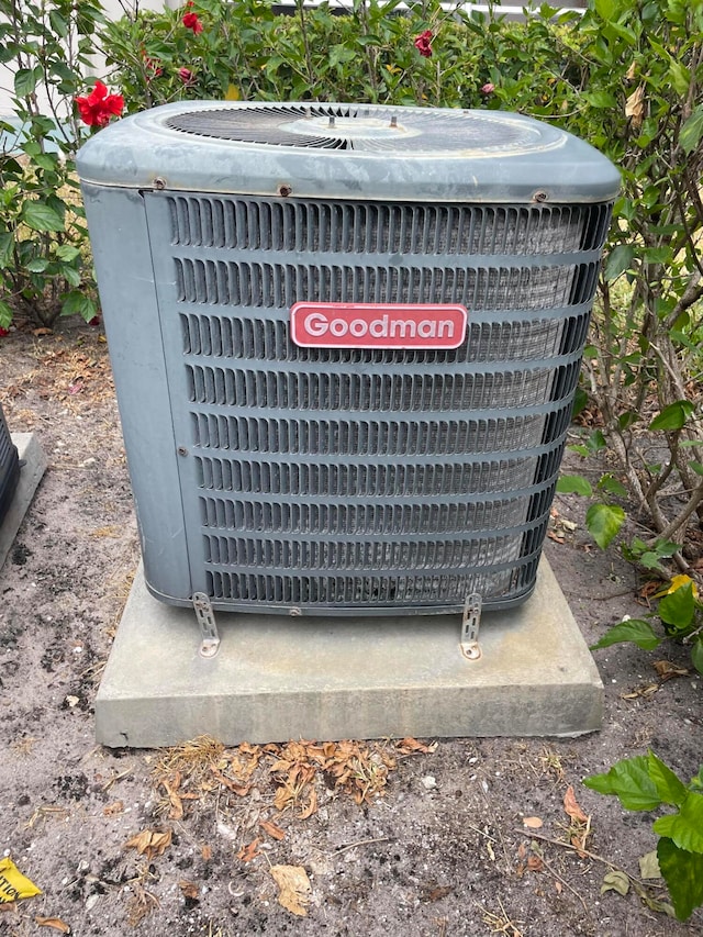 exterior details with cooling unit