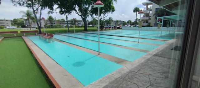 view of pool