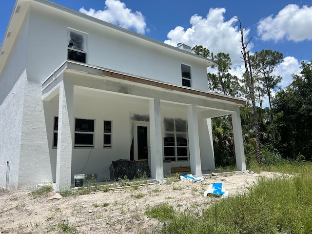 view of rear view of property