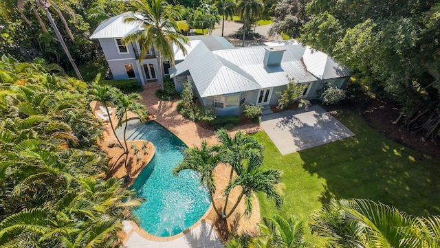 920 Hibiscus Ln, Delray Beach, FL 33444 - drone / aerial view