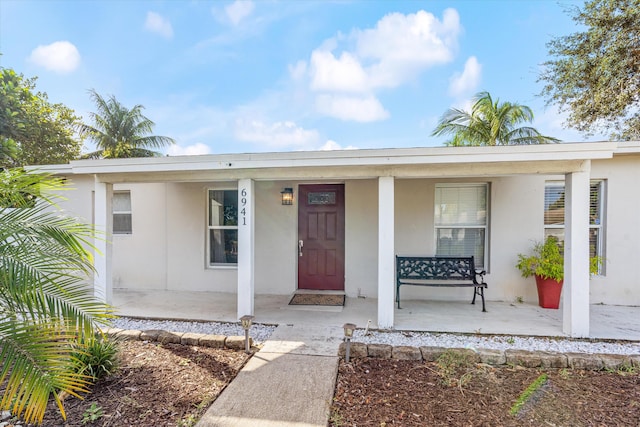 view of front of house with a porch