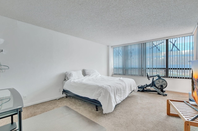 799 Jeffery St Unit 2090, Boca Raton, FL 33487 - carpeted bedroom featuring a textured ceiling and baseboards