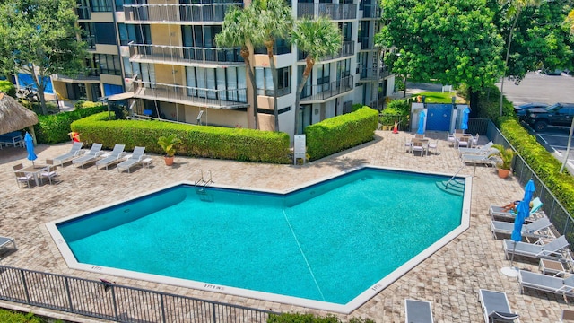 799 Jeffery St Unit 2090, Boca Raton, FL 33487 - community pool with a patio