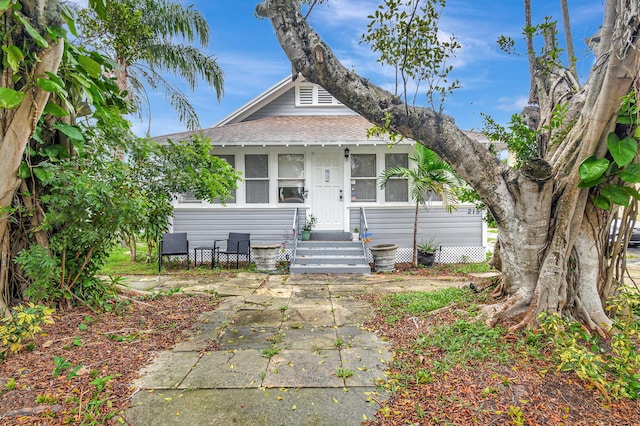 view of bungalow-style home