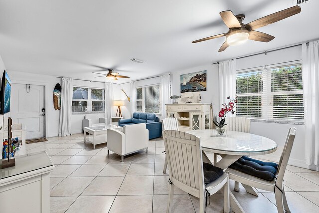 kitchen featuring ceiling fan, tasteful backsplash, stainless steel appliances, and sink