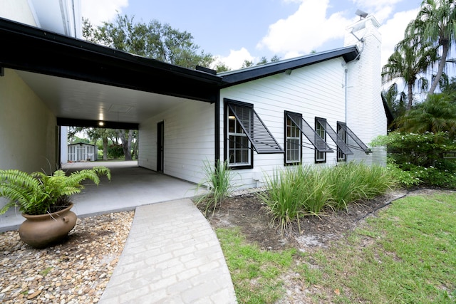 view of entrance to property