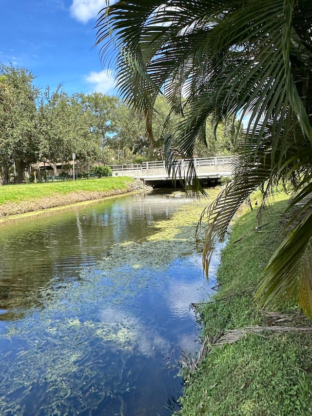 view of water feature