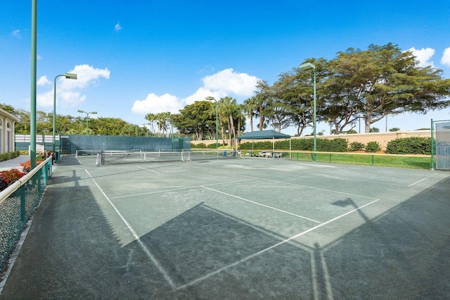 view of sport court