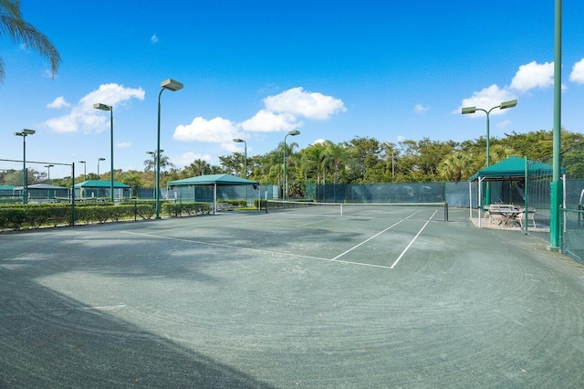 view of sport court