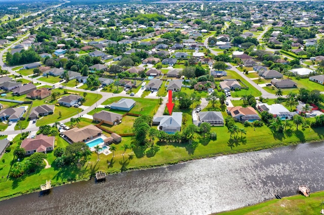 bird's eye view featuring a residential view