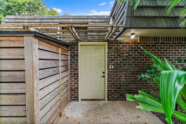 view of entrance to property