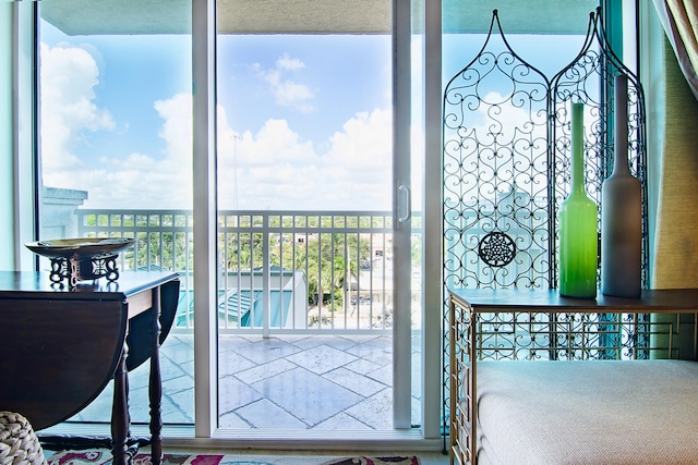 interior space featuring plenty of natural light