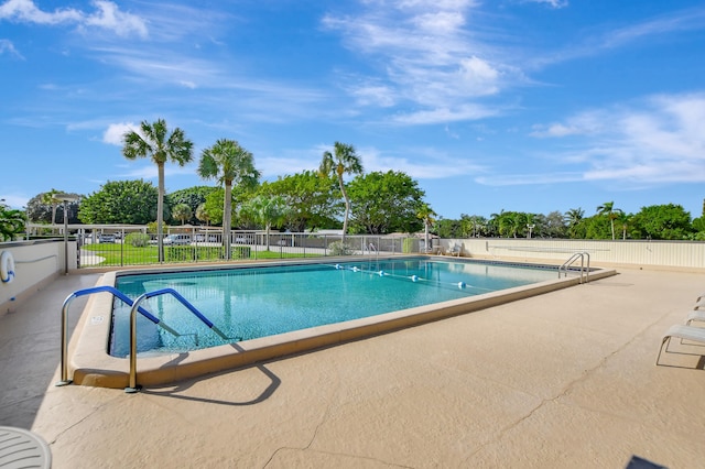 view of pool