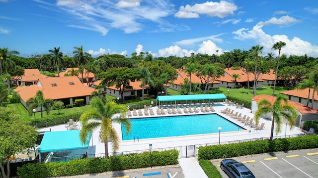 view of pool