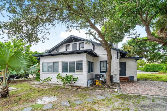 view of rear view of property