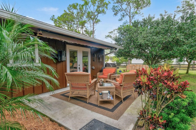 12390 Sandy Run, Jupiter, FL 33478 - view of patio with french doors