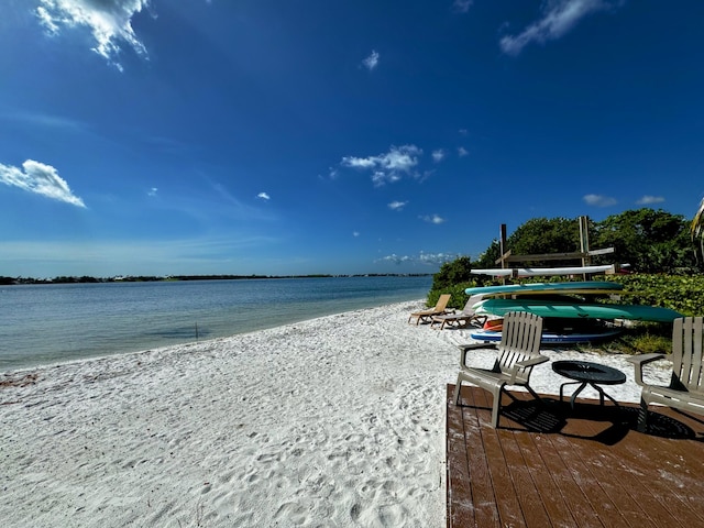 water view with a beach view