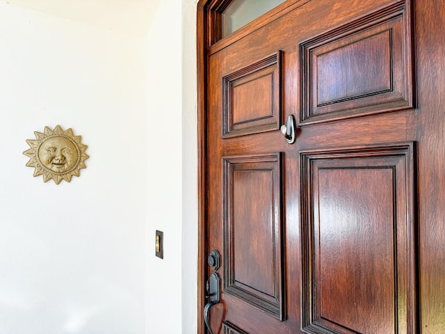 exterior space featuring french doors