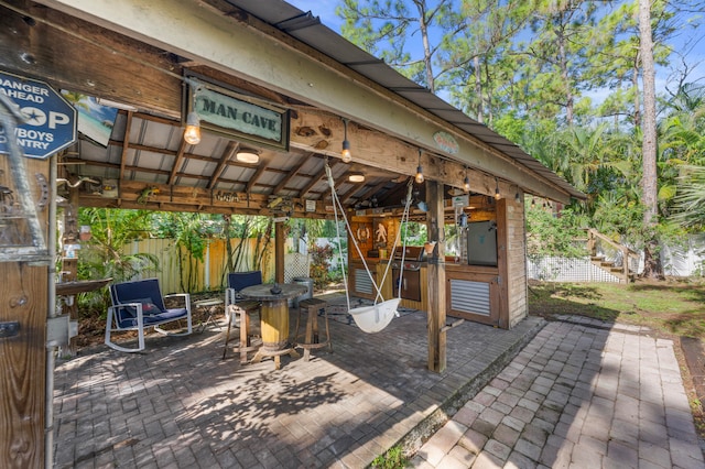 view of patio