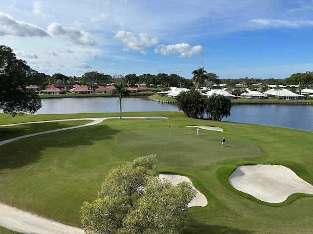 view of home's community featuring a water view