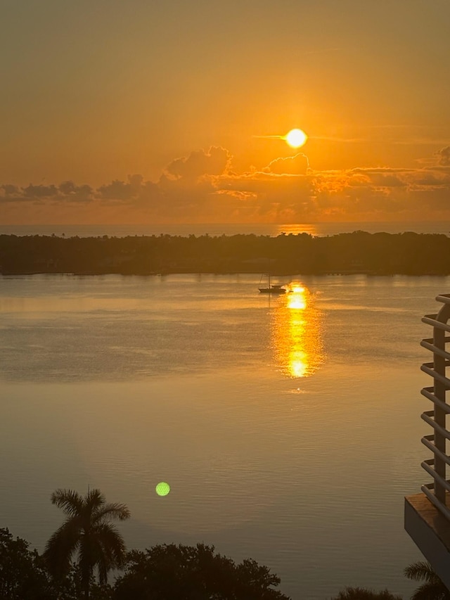 property view of water