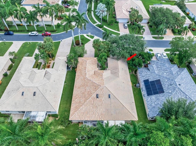 9795 Crescent View Dr S, Boynton Beach, FL 33437 - bird's eye view with a residential view