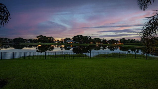 view of water feature